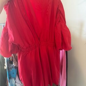 Elegant Red Women's Top